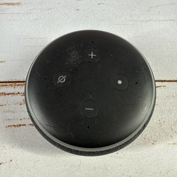 Amazon Echo Dot 3rd Gen C78MP8 Smart Speaker – Black No AC Adapter Used - Picture 1 of 4